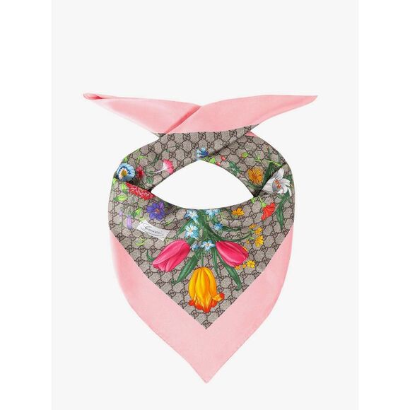 Gucci Women Gucci Pink Scarves - Picture 1 of 2
